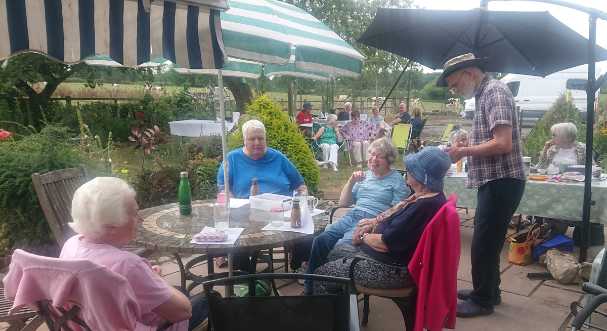 Church picnic at the farm